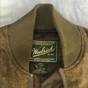 WOOLRICH TWEED QUILTED VEST SMALL